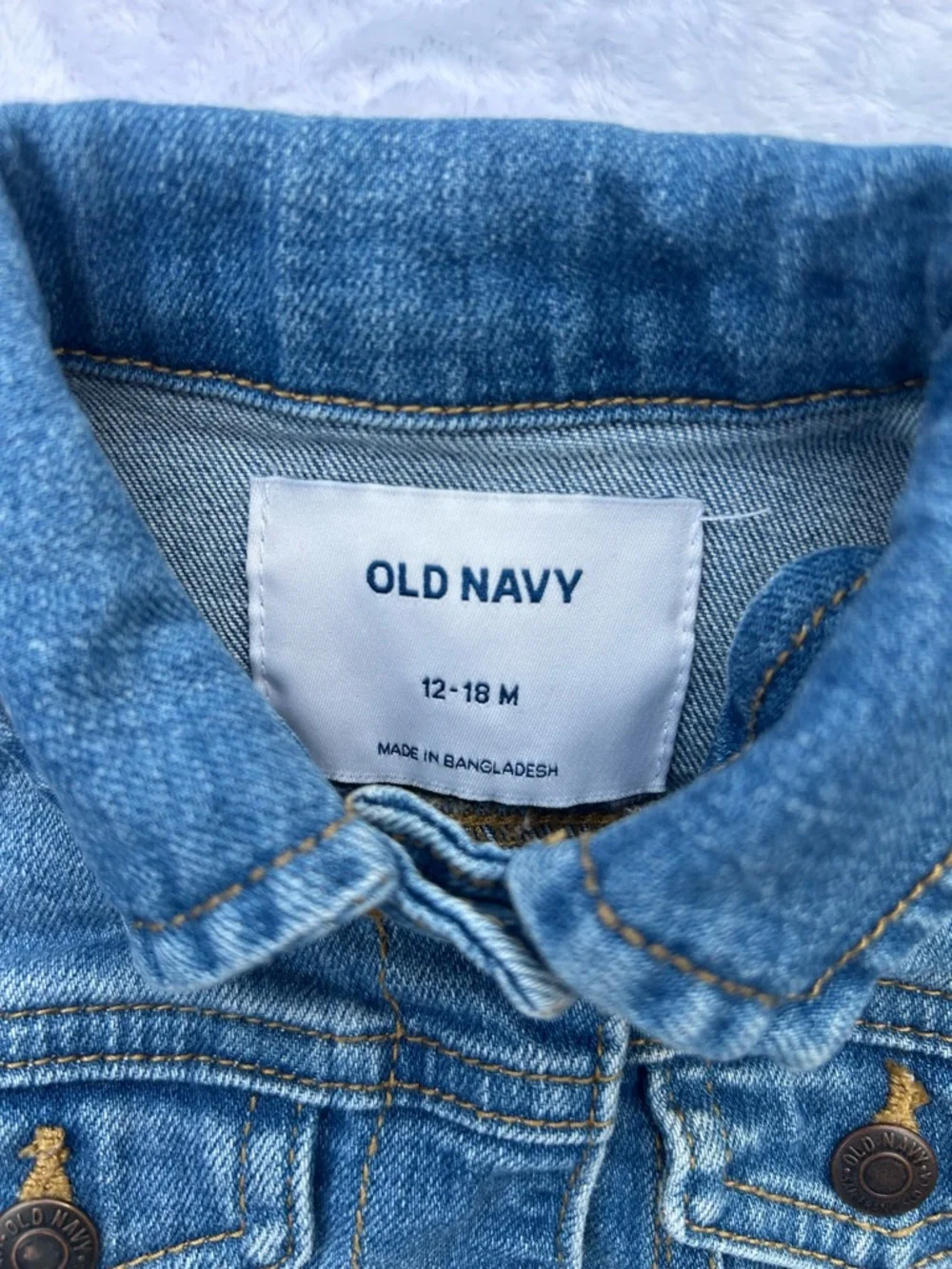 Old Navy Dark Blue Kids' Denim Jacket